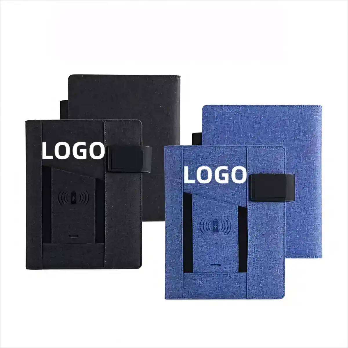 Leather Notebook Power Bank Wireless
