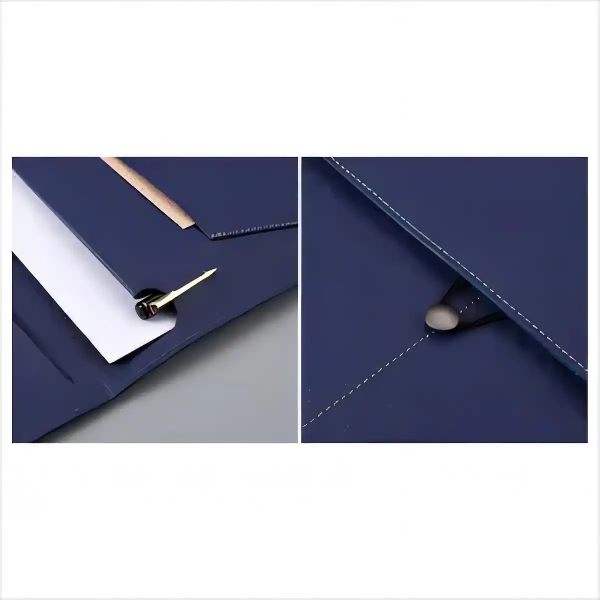 A4 Leather Document Organizer Envelope alternate product angle