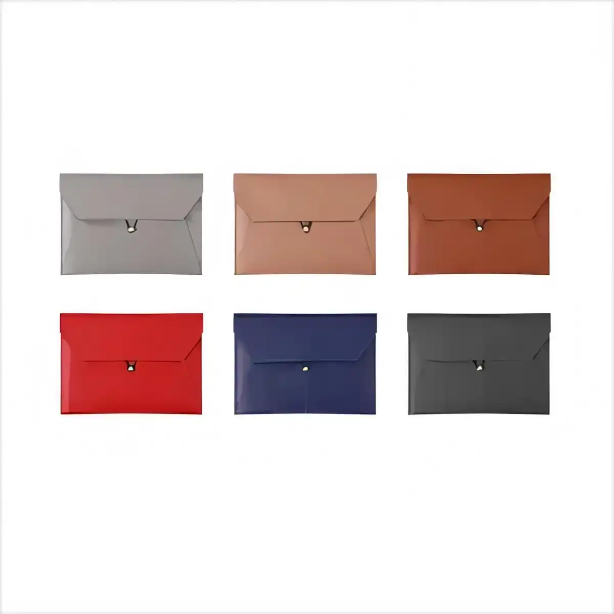 A4 Leather Document Organizer Envelope product close-up