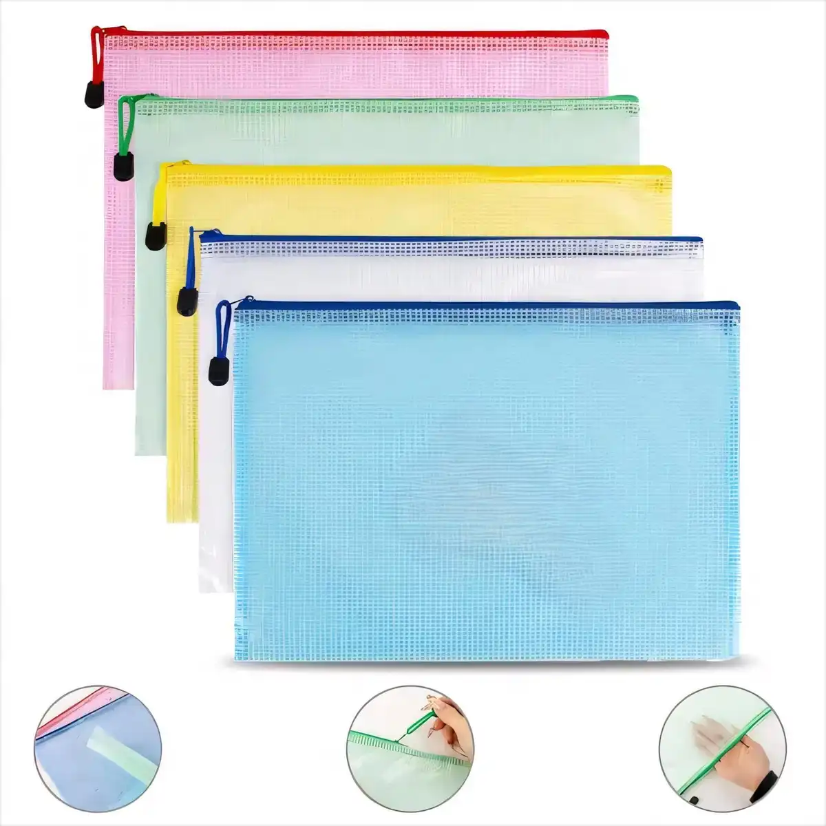 Waterproof Mesh Zipper Pouch