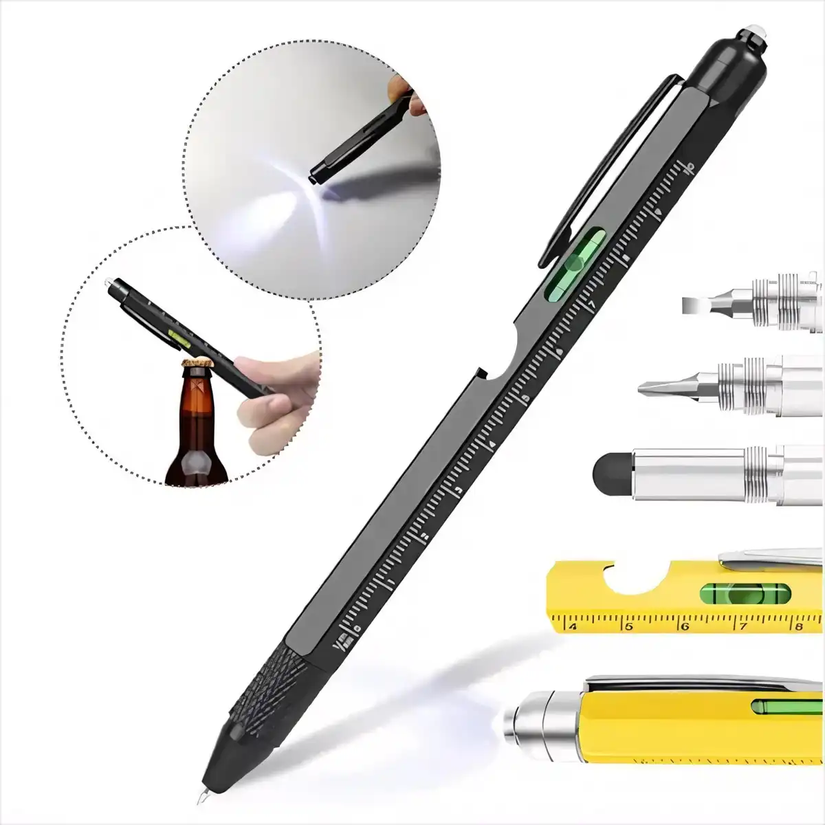 LED Multitool Pen with Screwdrivers