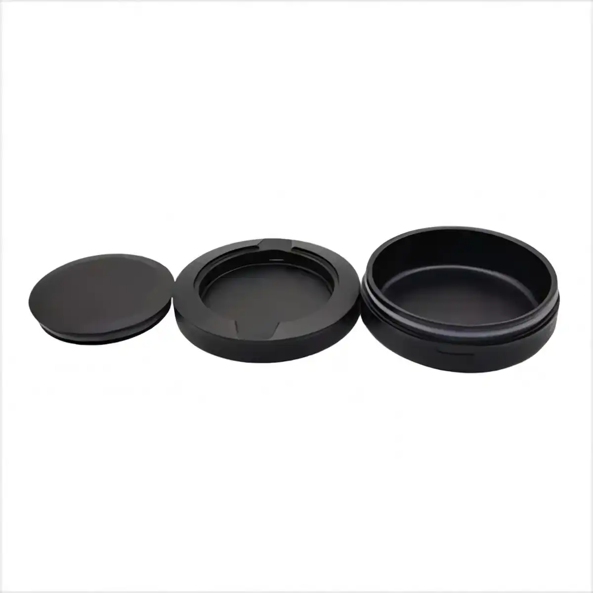 Aluminum Snus Can Dual Compartments product close-up