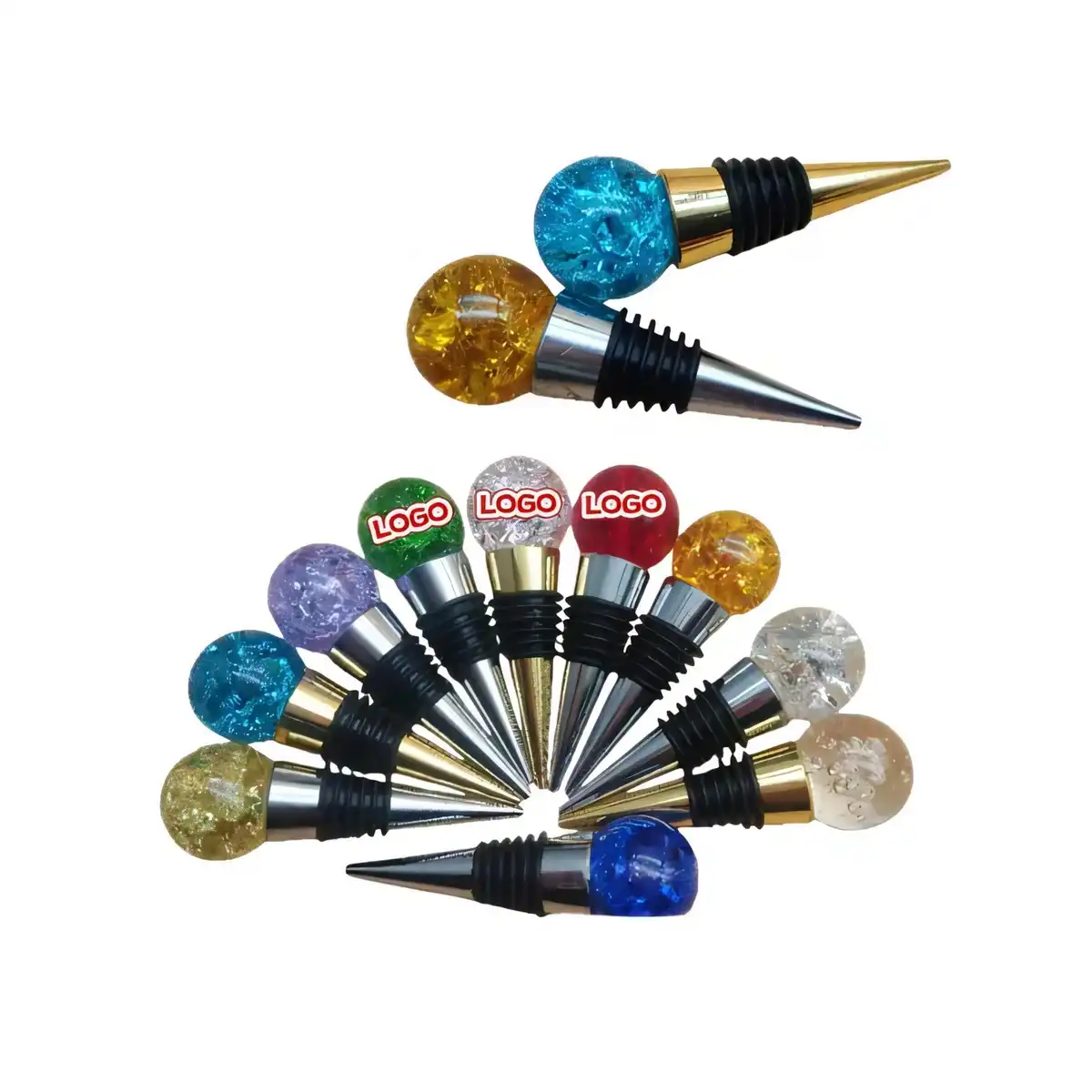 Elegant Crystal Wine Stopper