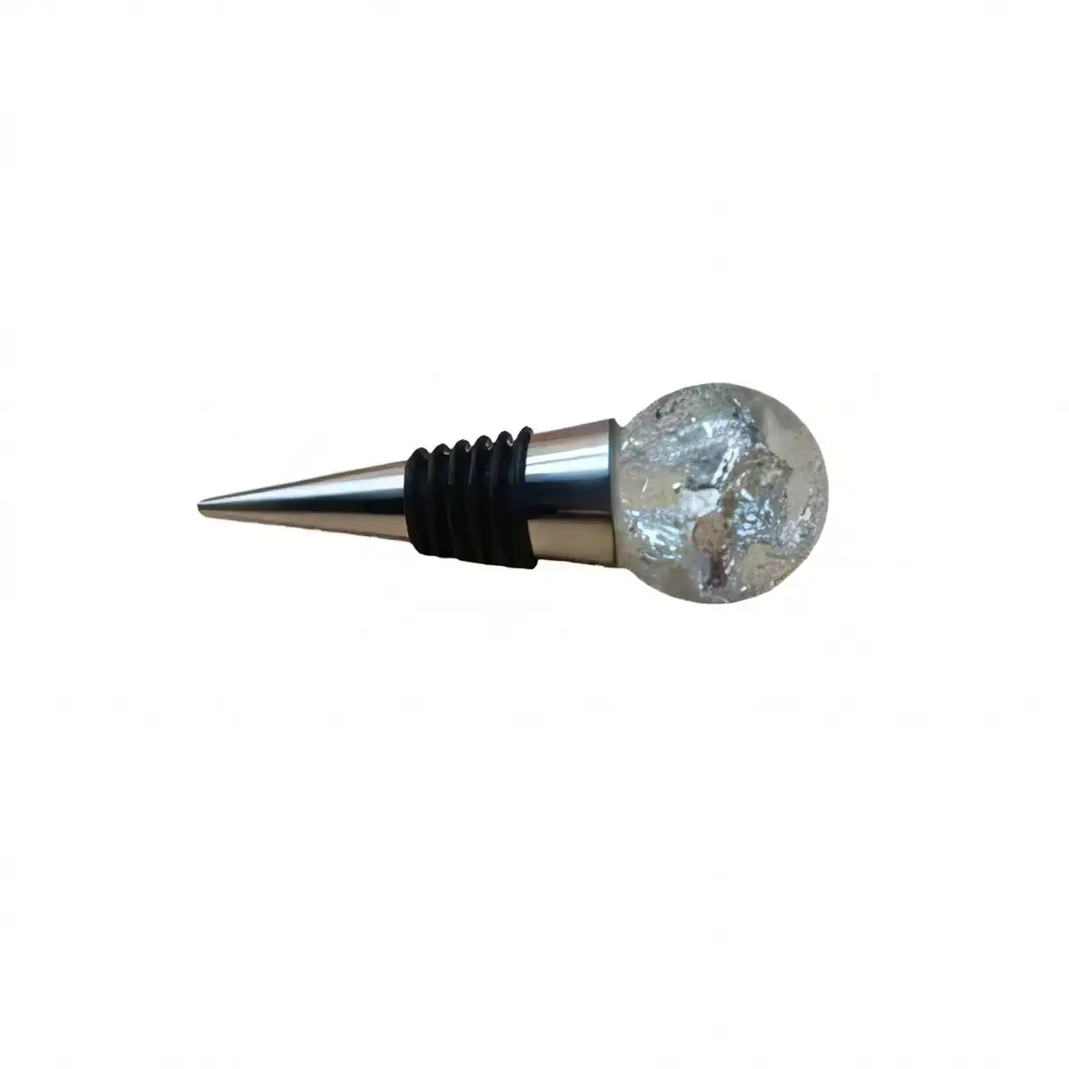 Elegant Crystal Wine Stopper product close-up