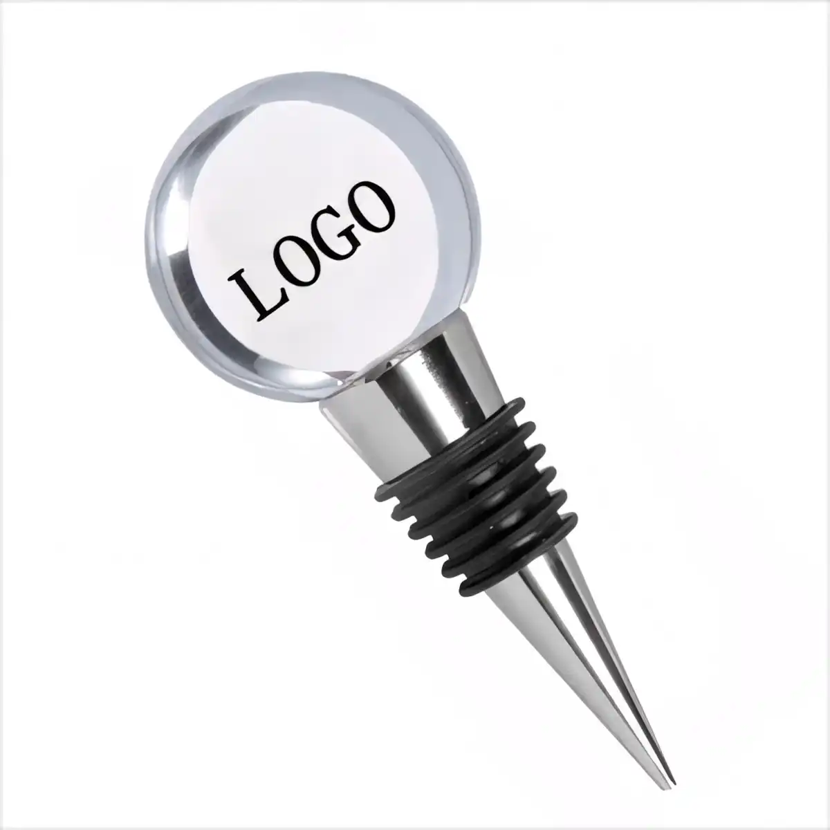 Crystal Wine Stopper Gift Set product detail view