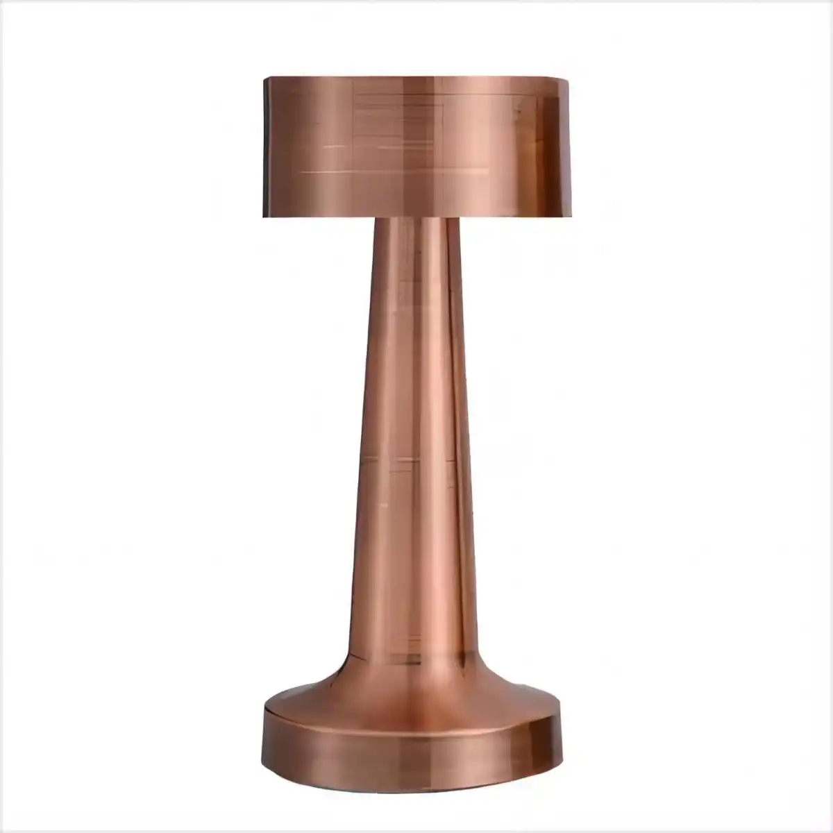 Metallic LED Touch Table Lamp product with accessories