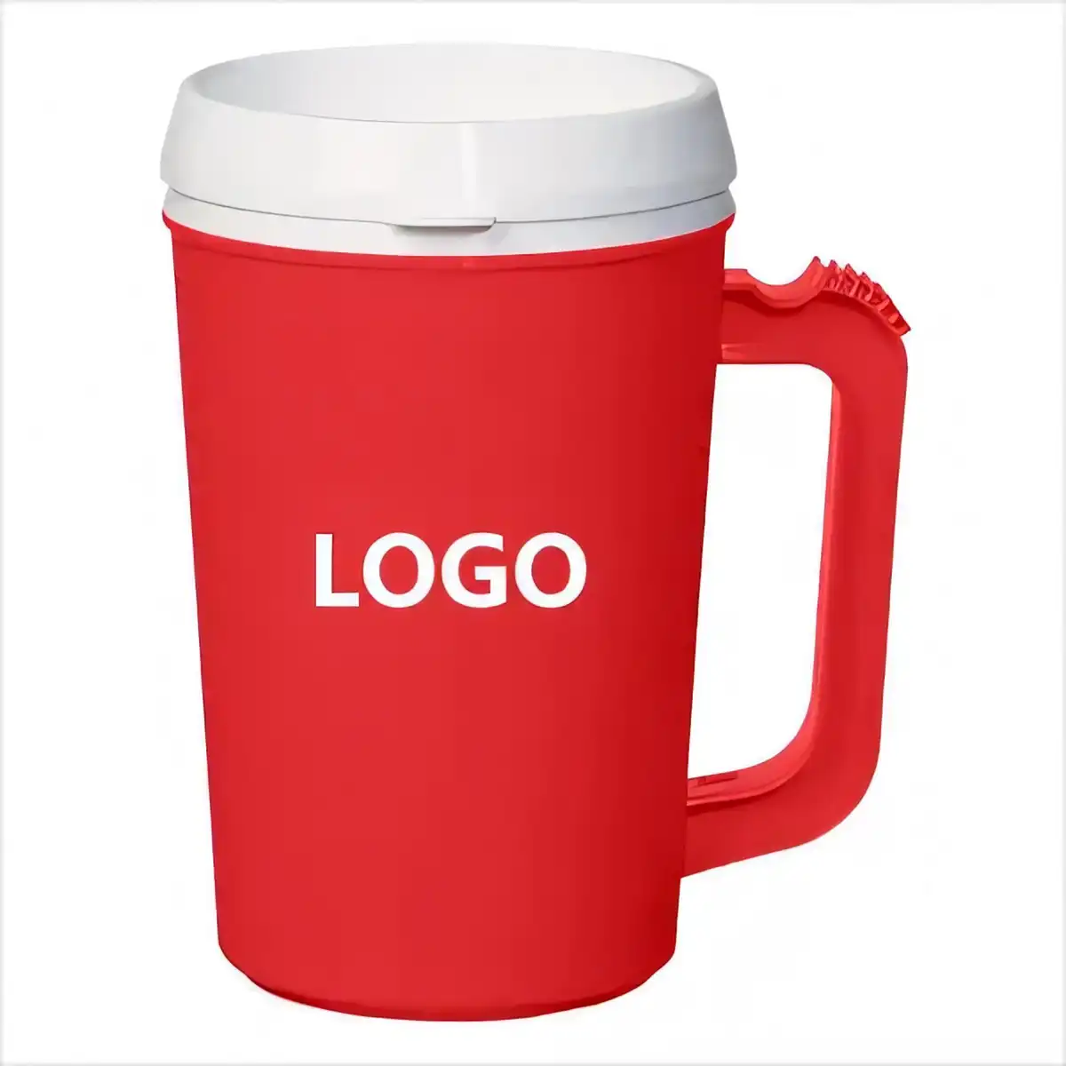 Double Wall Insulated Travel Mug product with accessories