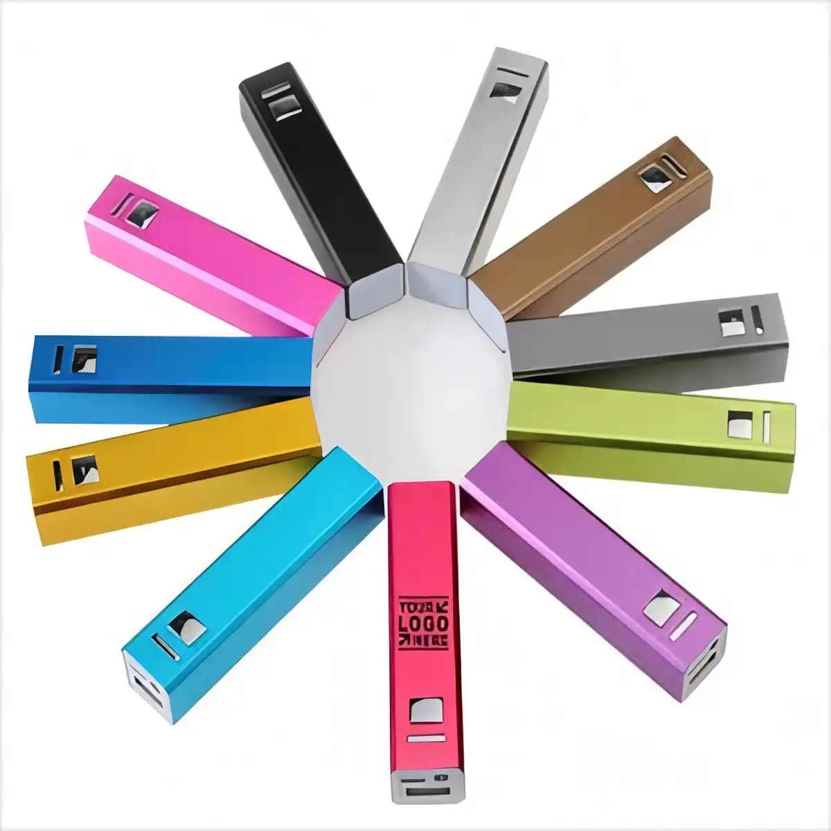 Slim Aluminum Portable Charger product detail view