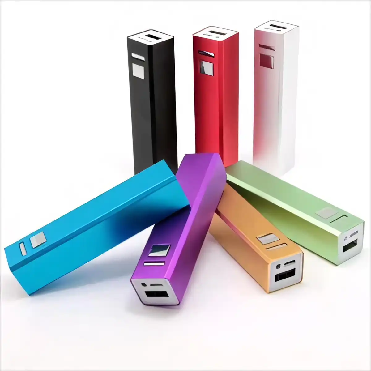 Slim Aluminum Portable Charger alternate product angle