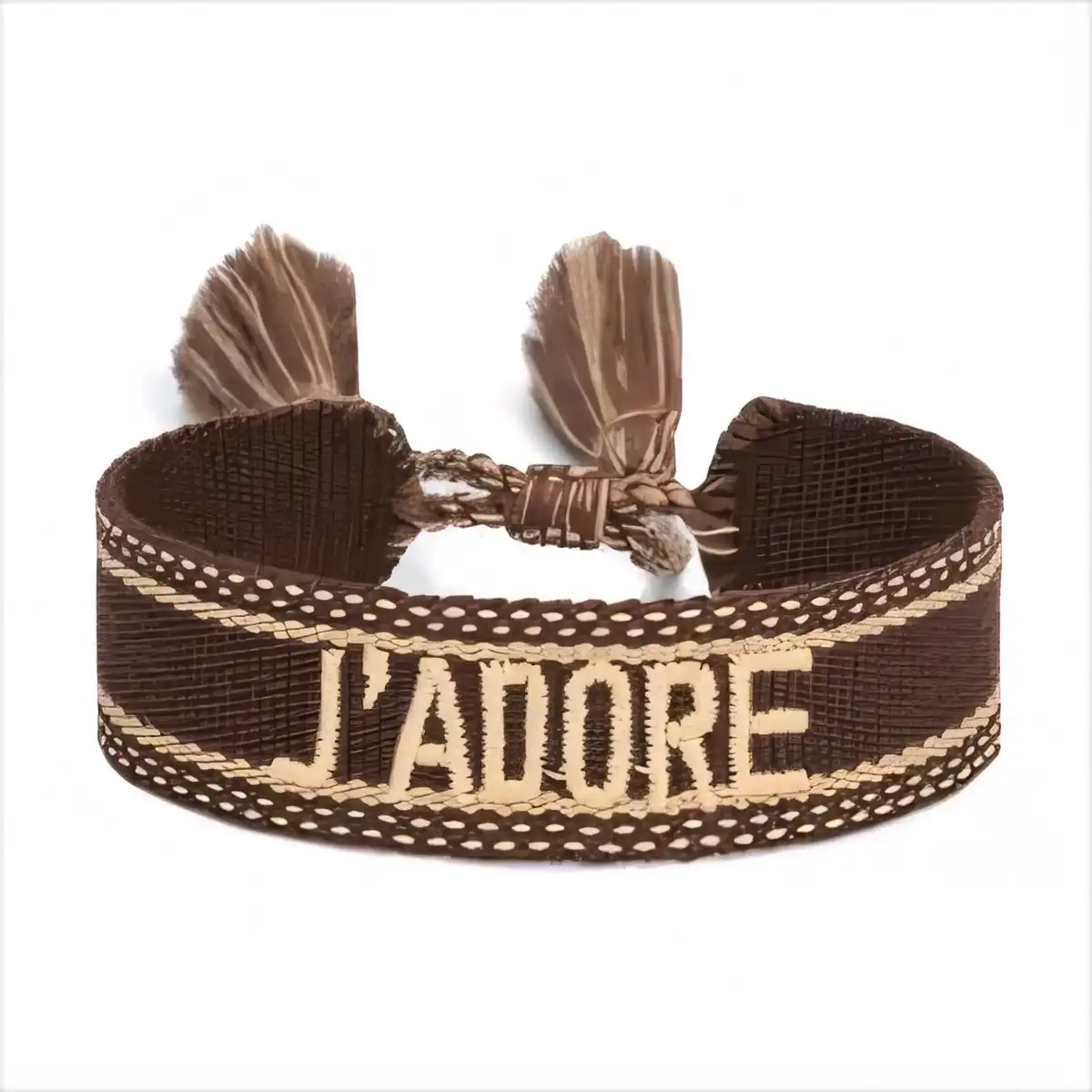 Adjustable Braided Bracelet Eco Black additional product view