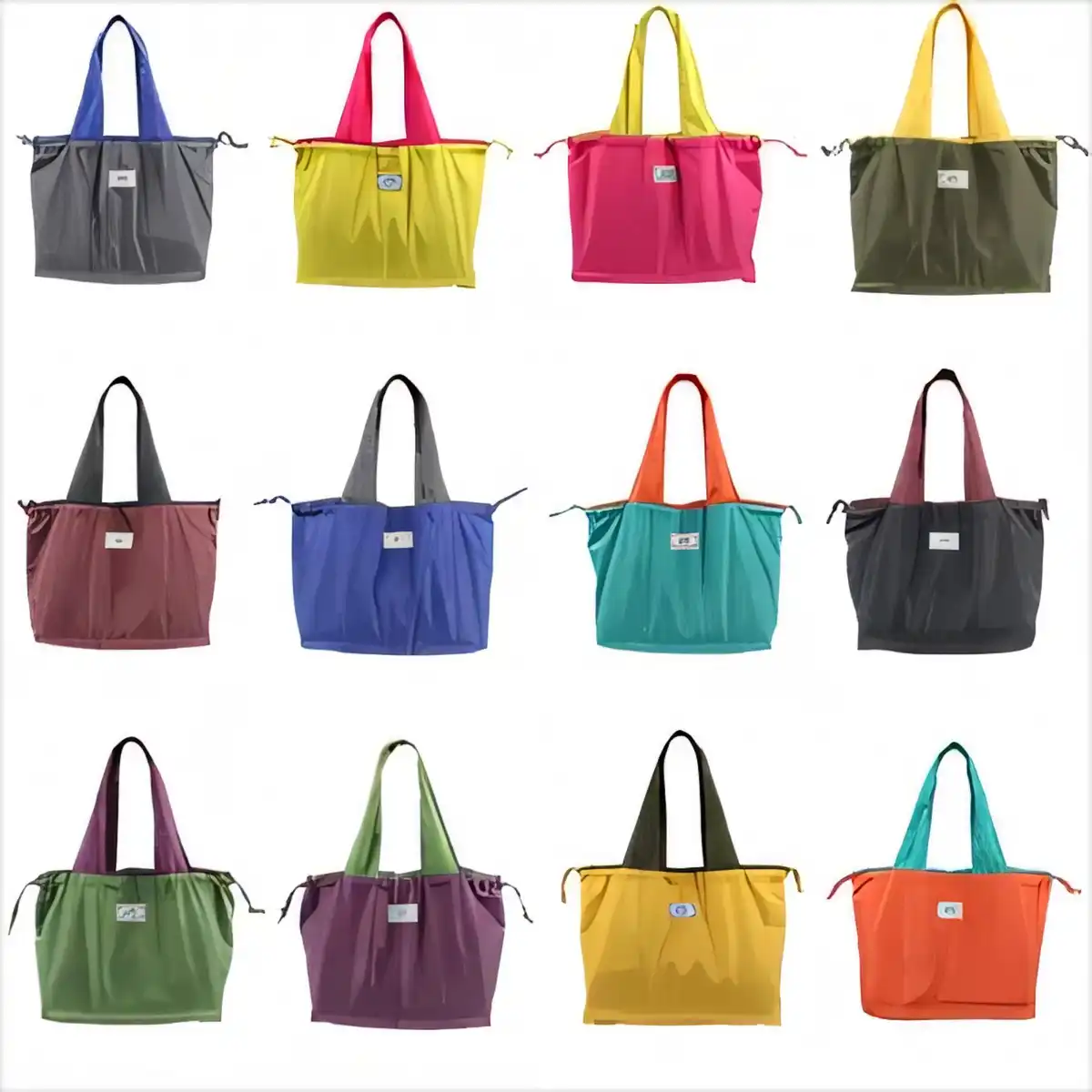 Sturdy Drawstring Grocery Totes product detail view