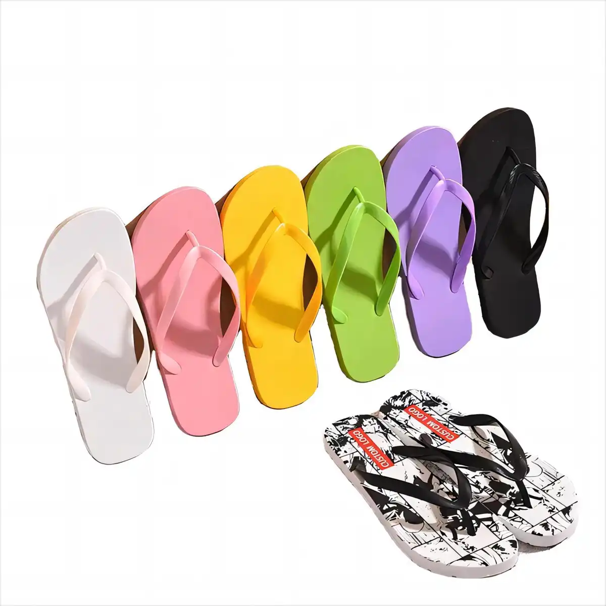 Summer Beach Flip Flops