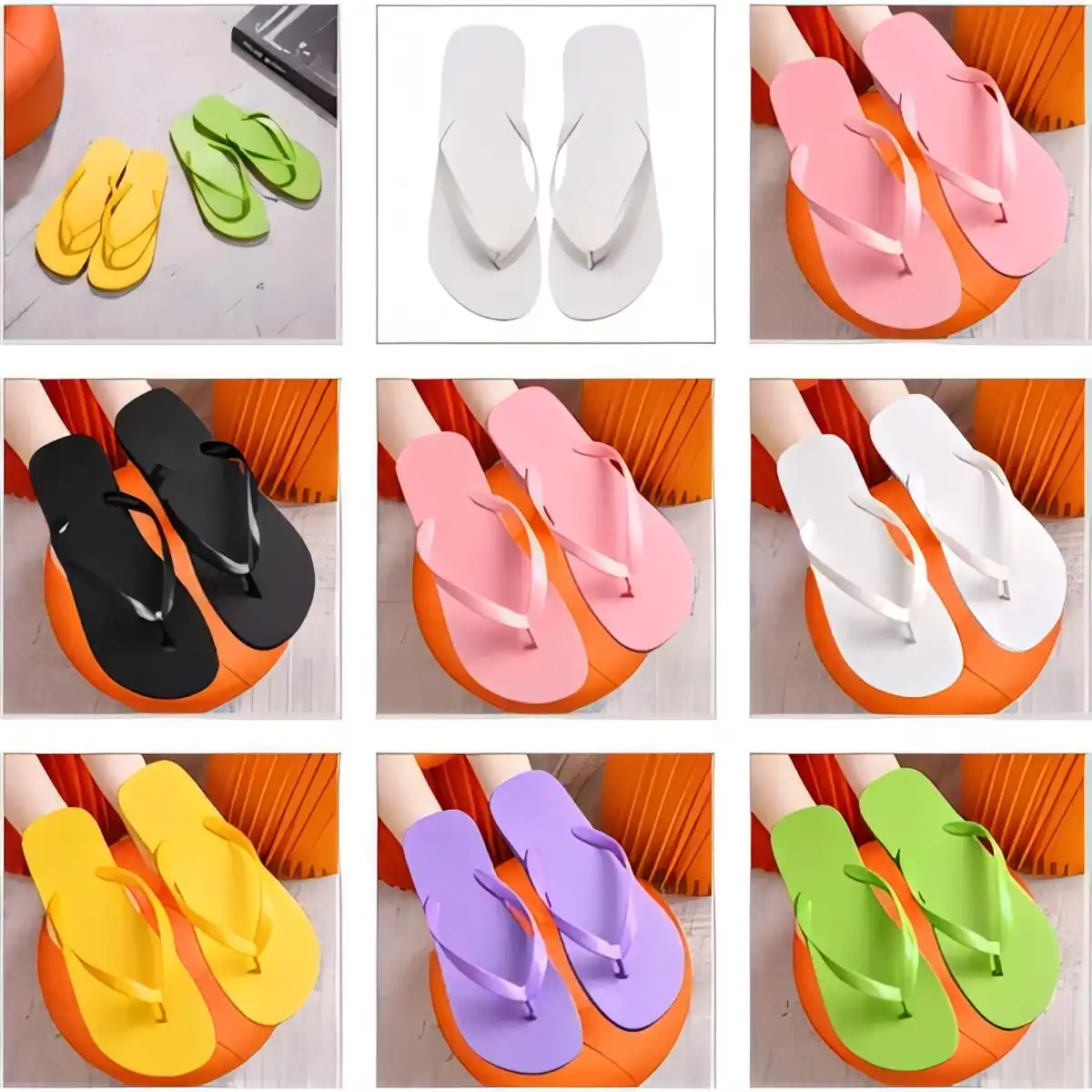 Summer Beach Flip Flops product detail view