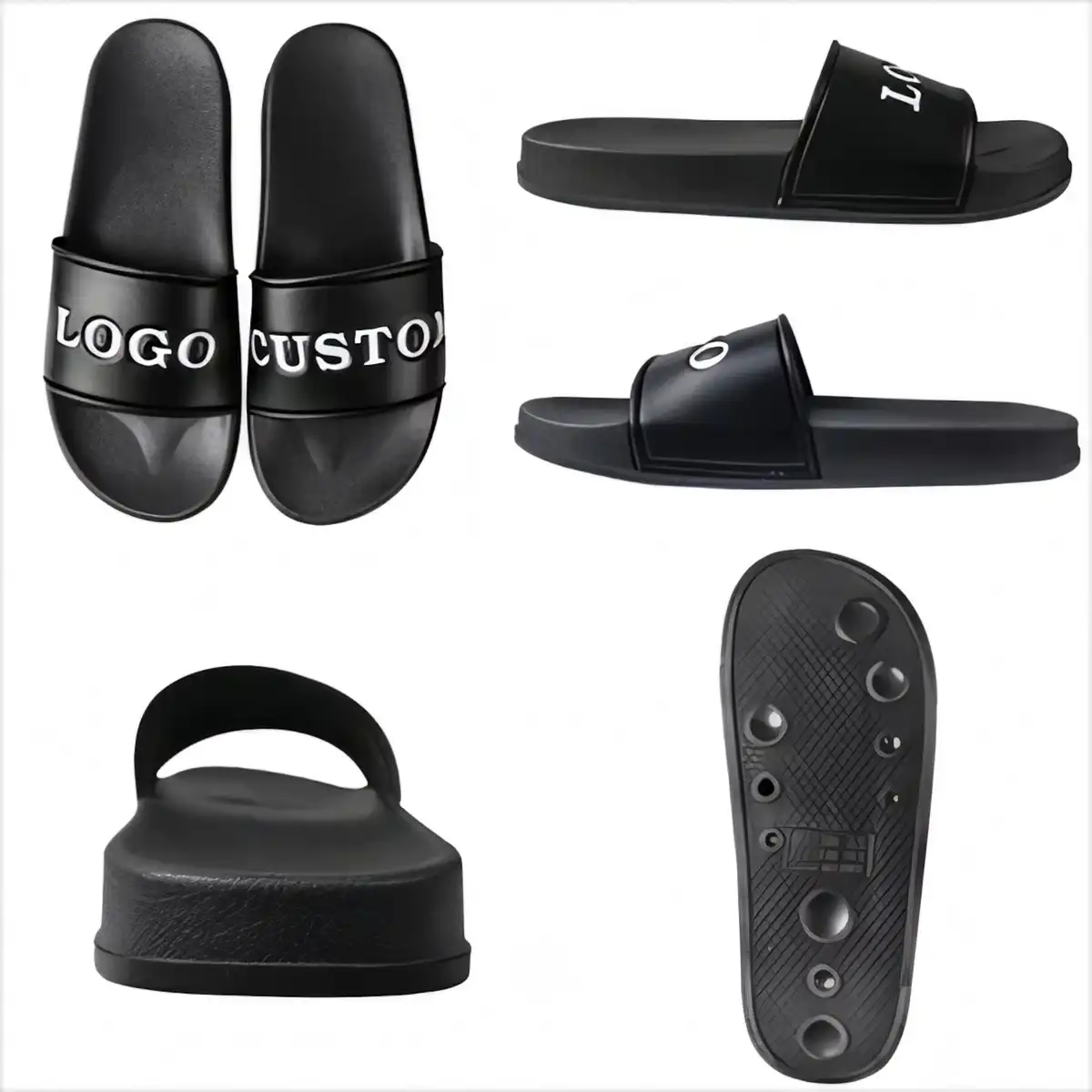 Vibrant PVC Slide Sandals product detail view