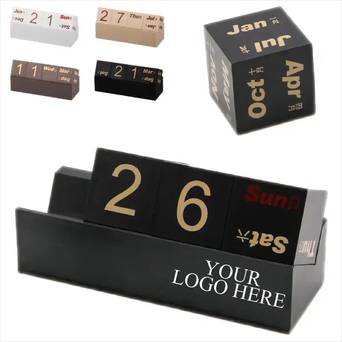 Everlasting Calendar Cube Desk Set