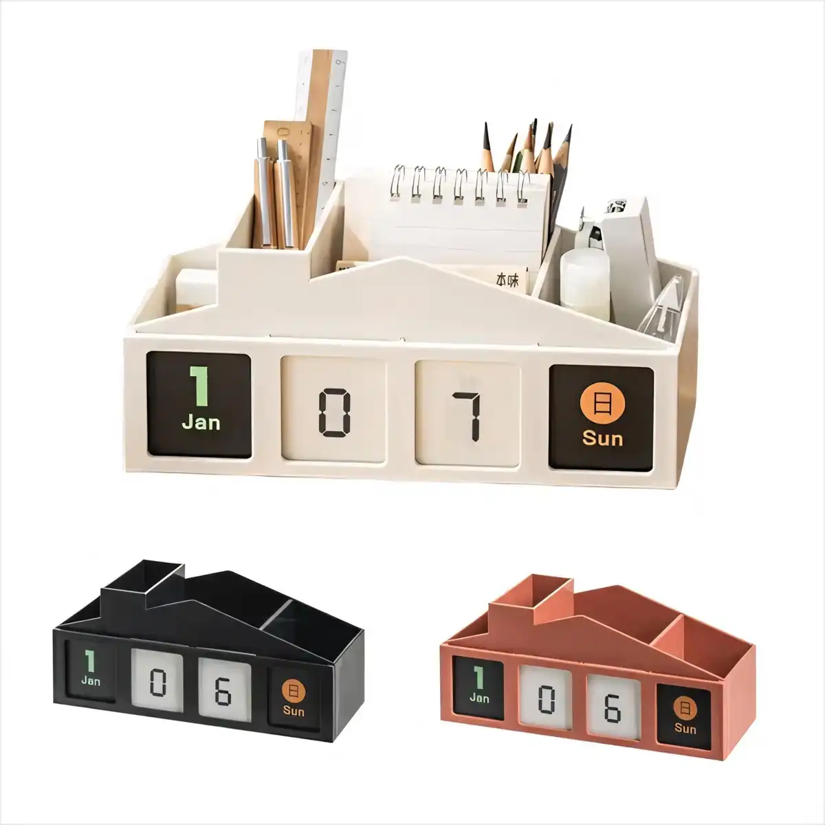 Acrylic Desk Organizer with Calendar