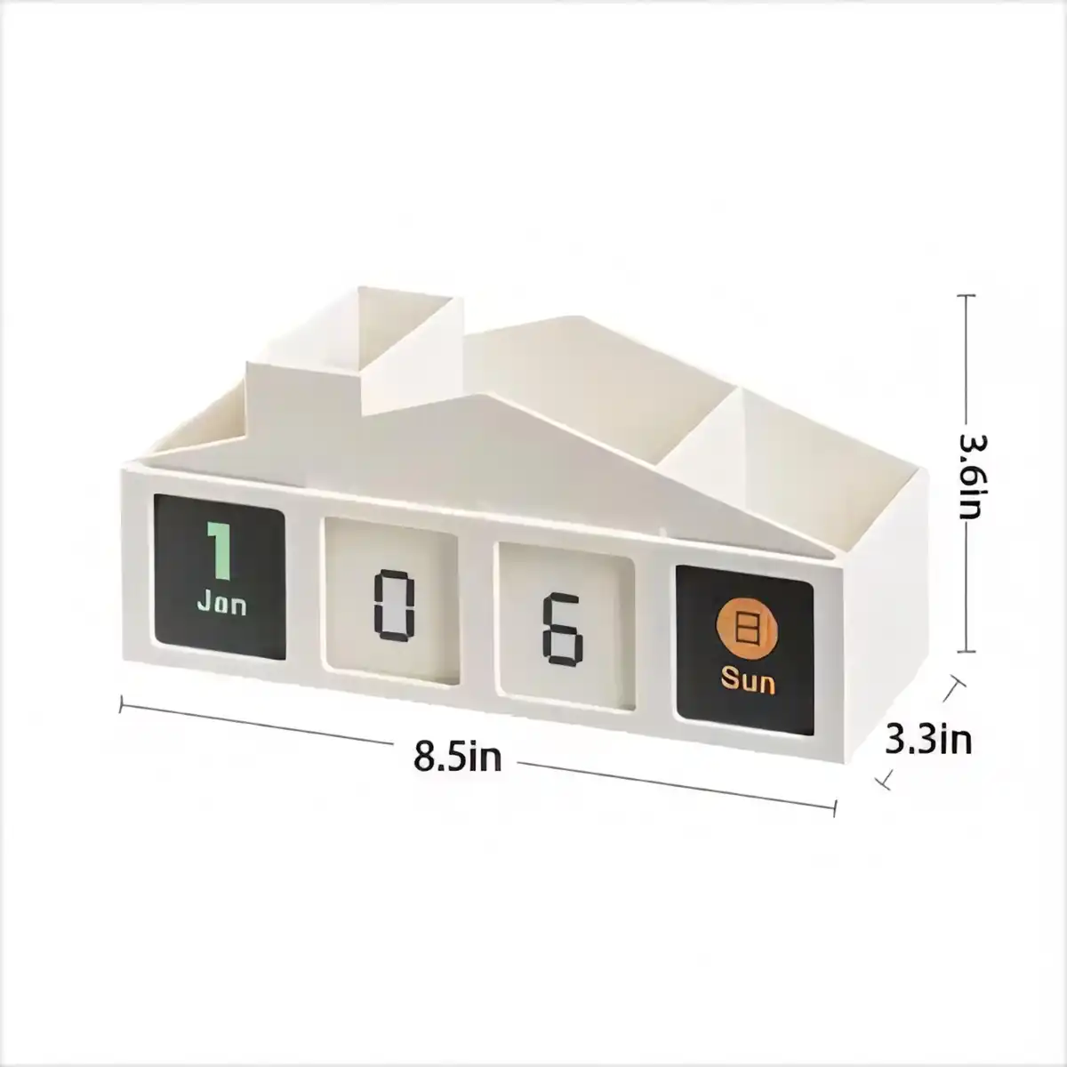 Acrylic Desk Organizer with Calendar product detail view