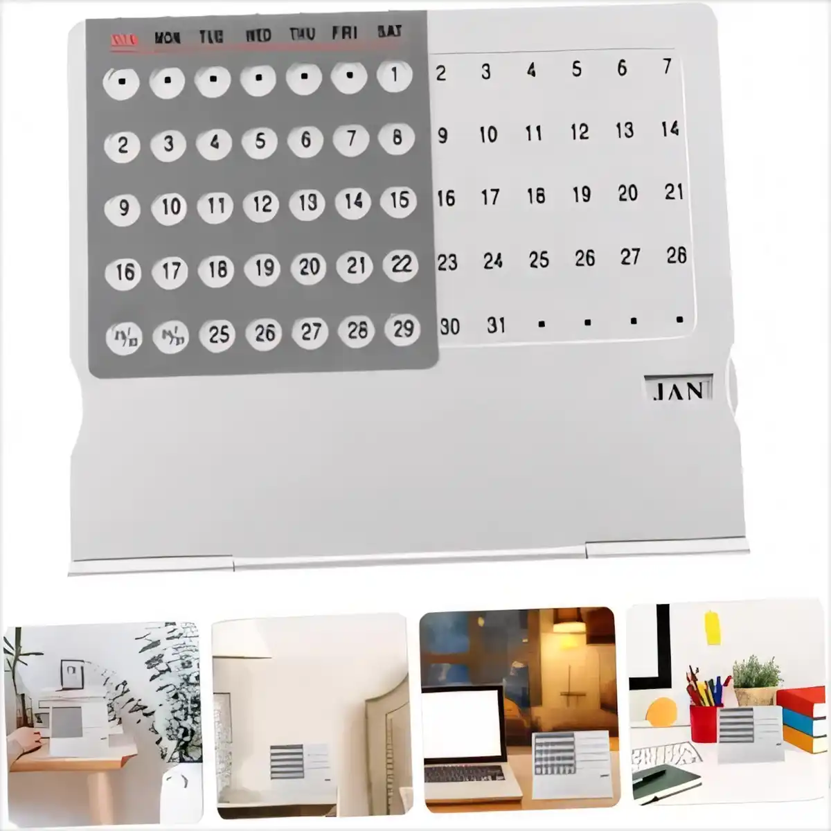 Aluminum Perpetual Calendar Desk product detail view