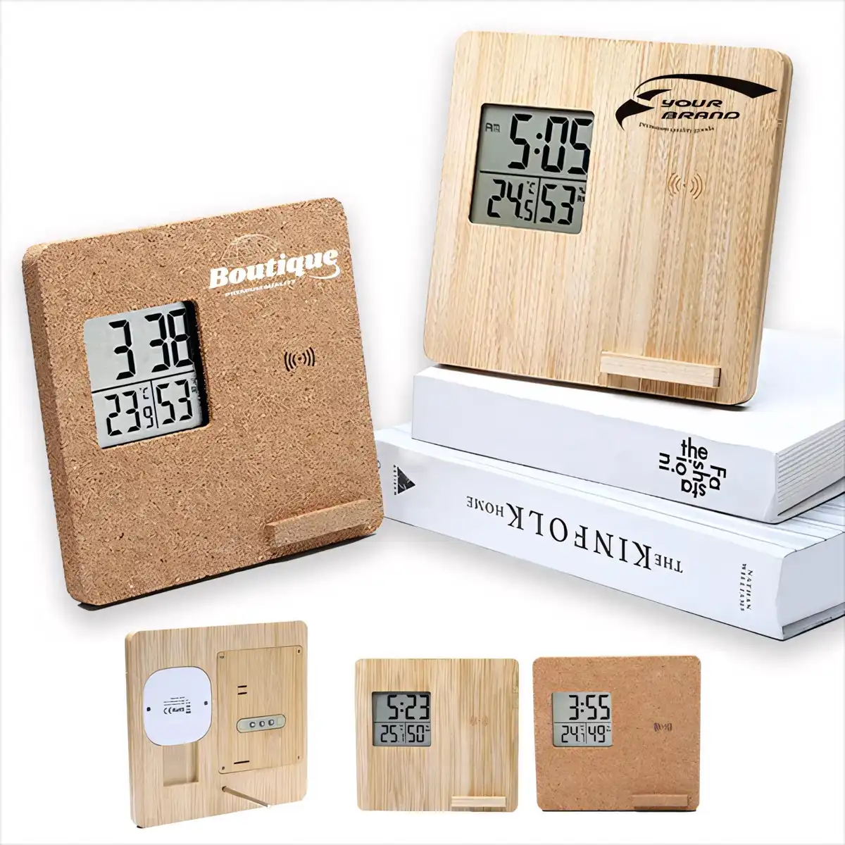 Bamboo Weather Station Wireless Charger