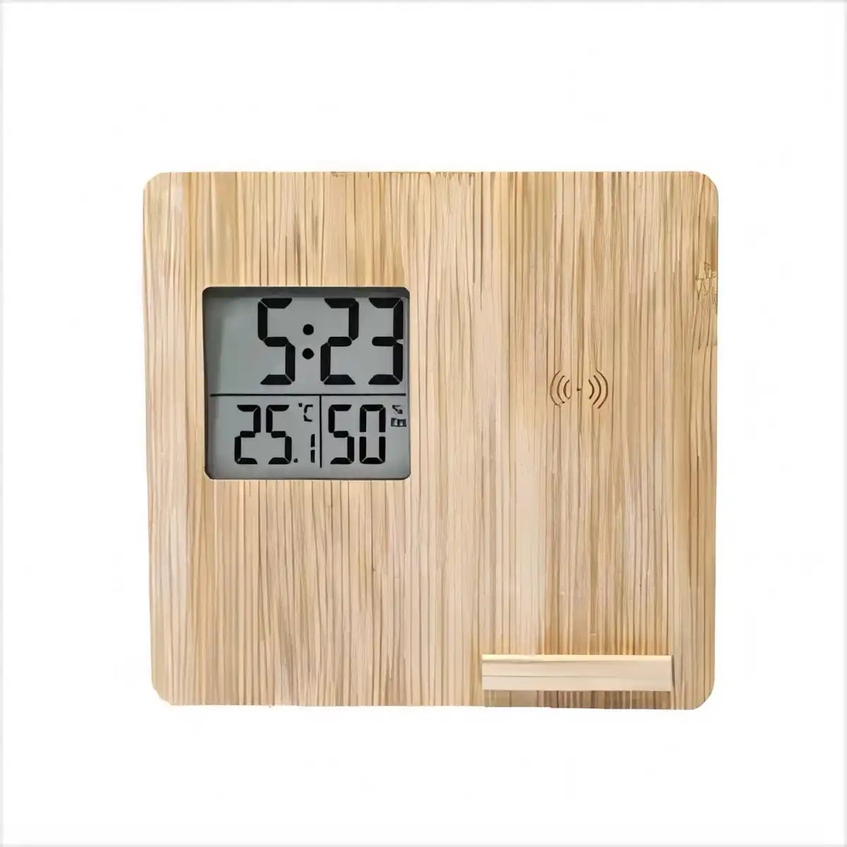 Bamboo Weather Station Wireless Charger alternate product angle
