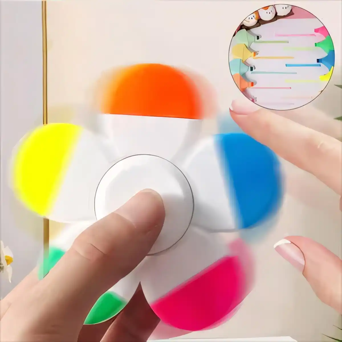 5-in-1 Flower Highlighter Spinner product detail view