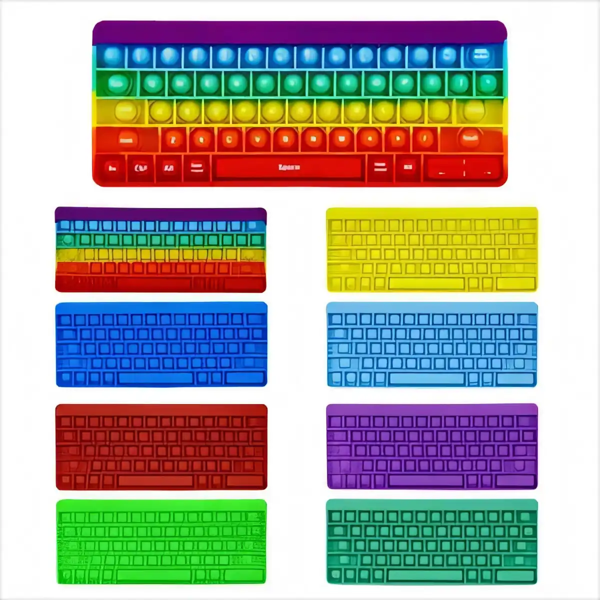 Pop Bubble Keyboard Stress Relief Toy alternate product angle