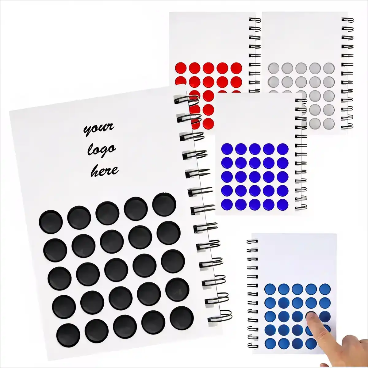 Silicone Bubble Stress Relief Notebook