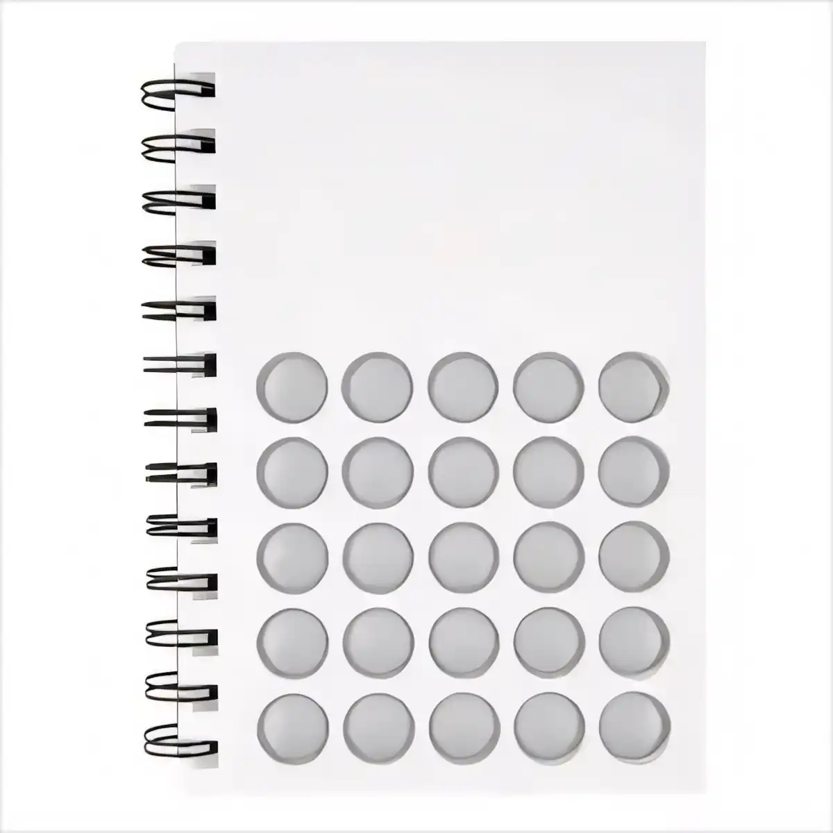 Silicone Bubble Stress Relief Notebook product detail view