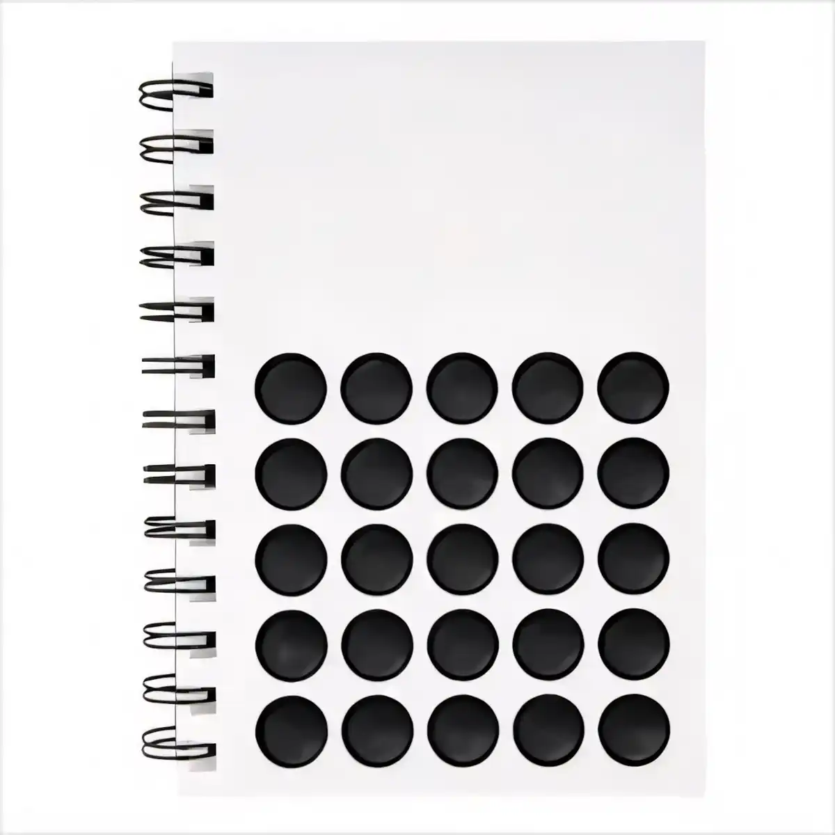 Silicone Bubble Stress Relief Notebook product close-up