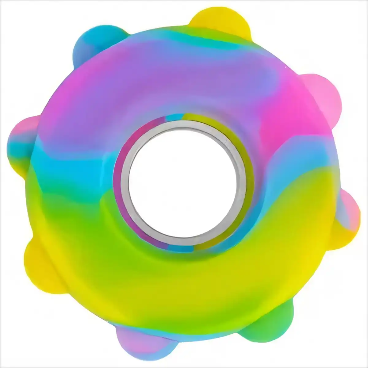 Silicone Fidget Spinner Stress Relief product close-up