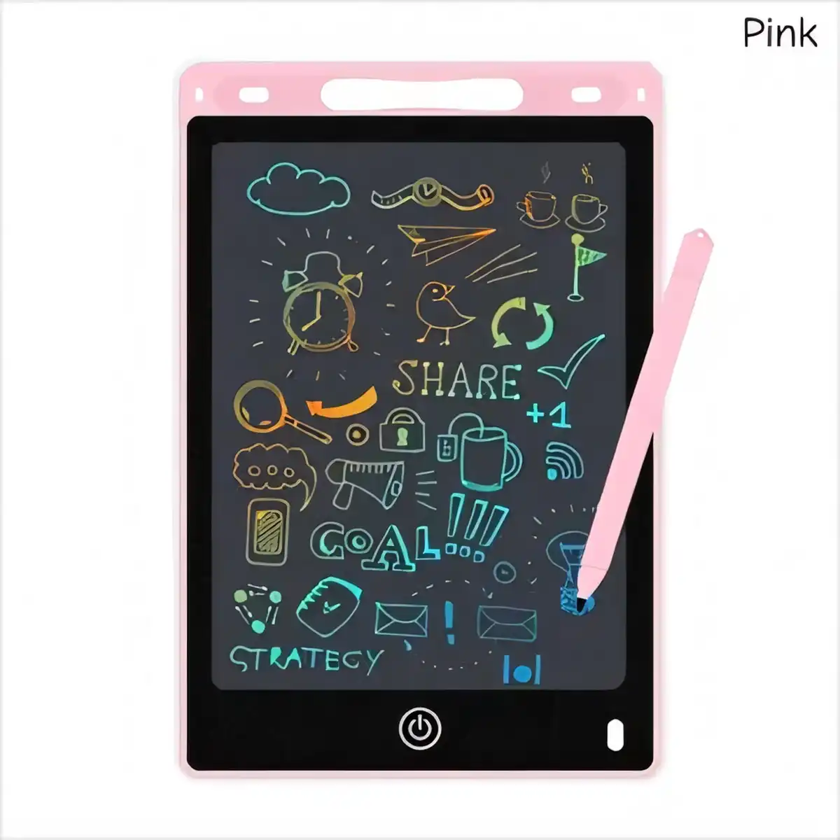 Rainbow LCD Drawing Tablet for Children alternate product angle
