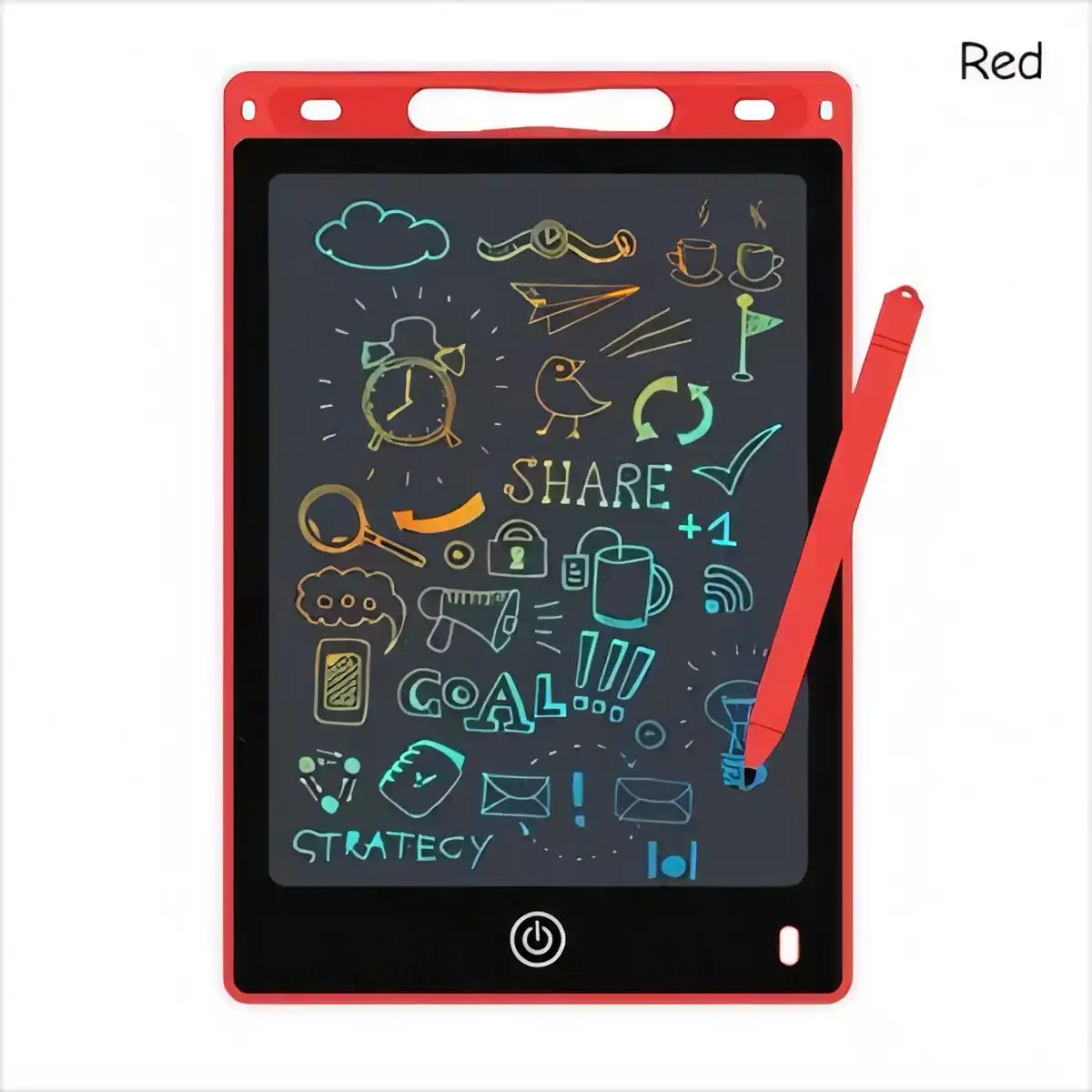 Rainbow LCD Drawing Tablet for Children product close-up