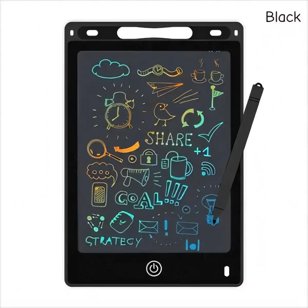 Rainbow LCD Drawing Tablet for Children product with accessories