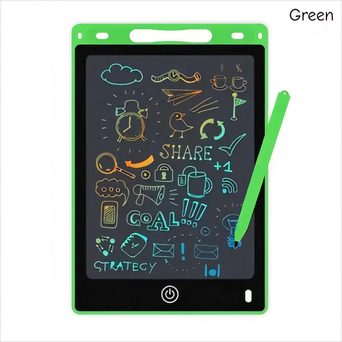 Rainbow LCD Drawing Tablet for Children product in use