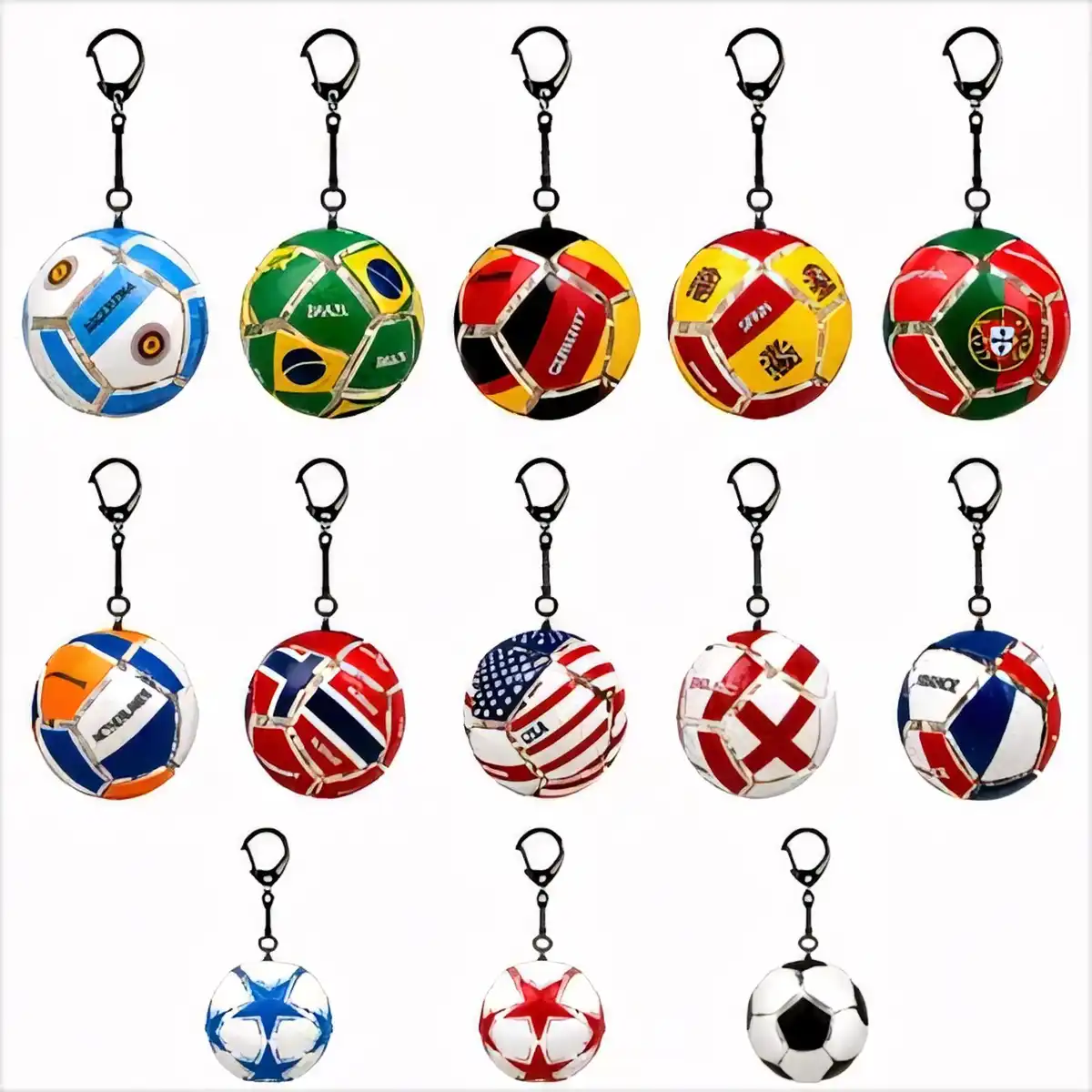 Soccer Ball Keychain Stress Relief product detail view