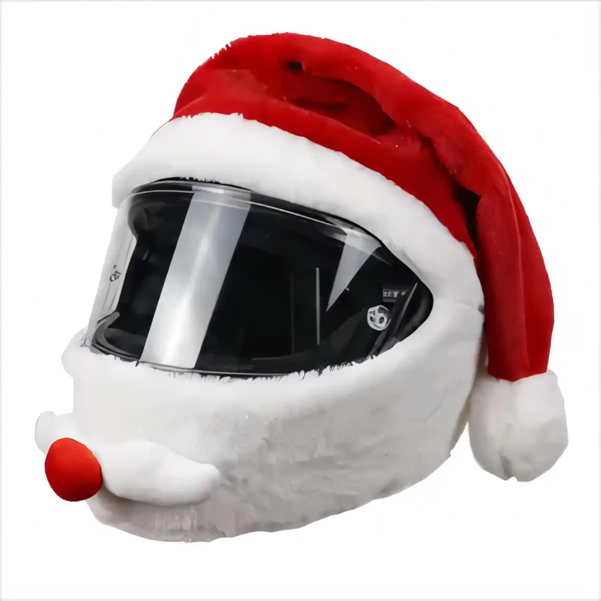 Festive Santa Helmet Cover alternate product angle