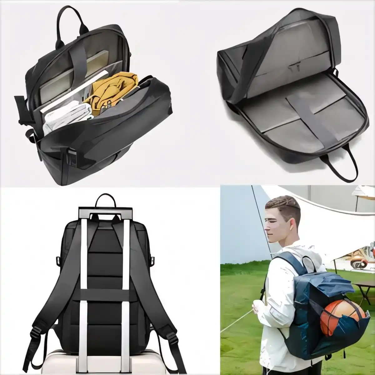 Waterproof 16 Inch Business Laptop Backpack product detail view