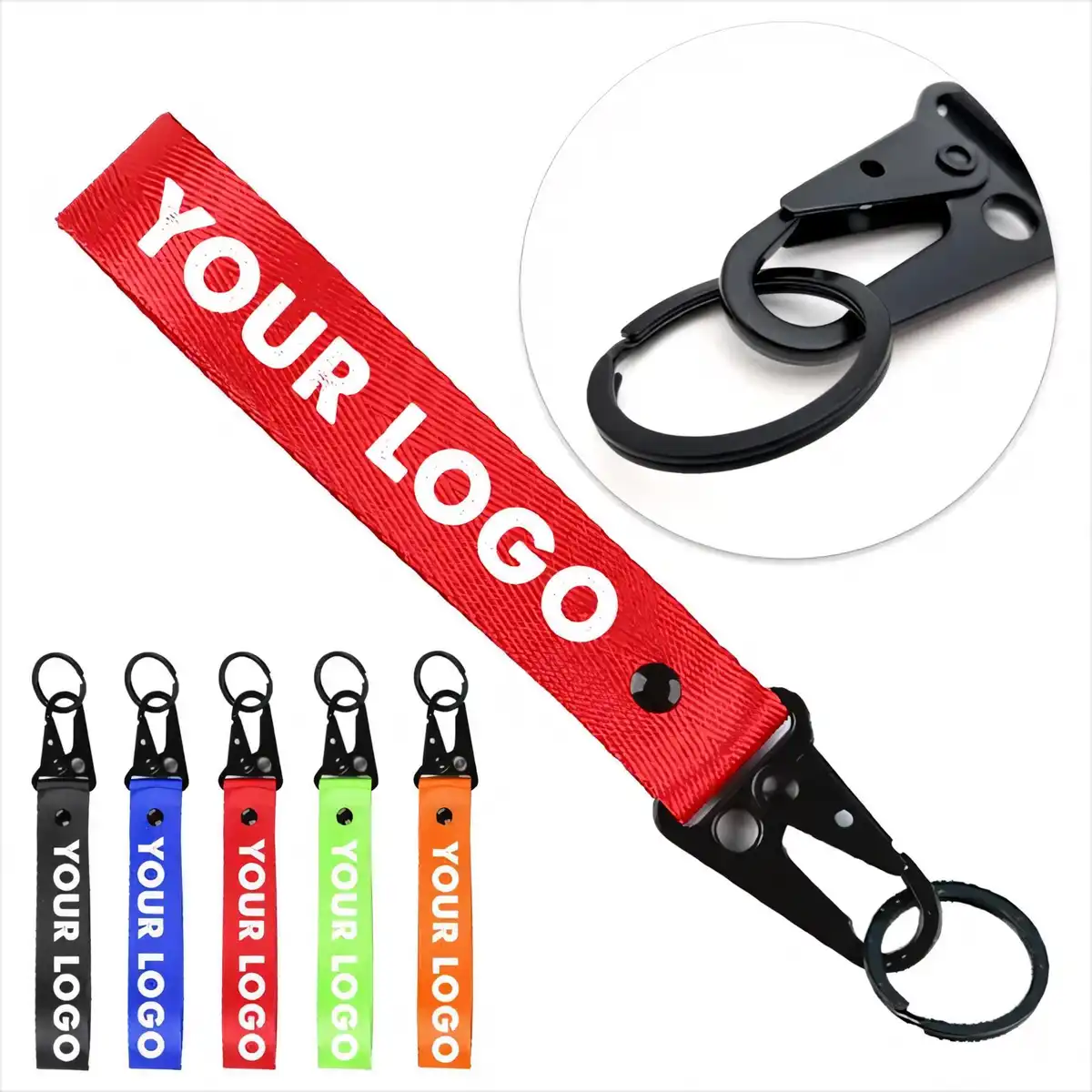Heavy Duty Nylon Lanyard with Clip