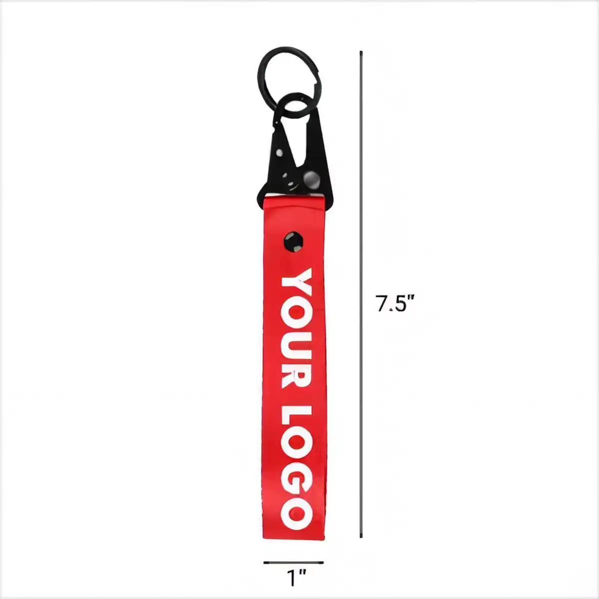 Heavy Duty Nylon Lanyard with Clip product detail view