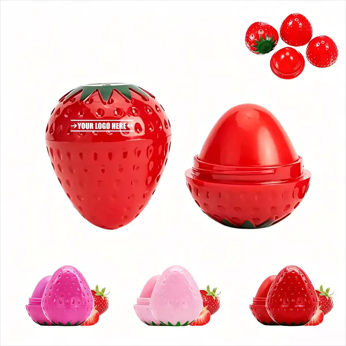 Strawberry Lip Balm Natural Hydration