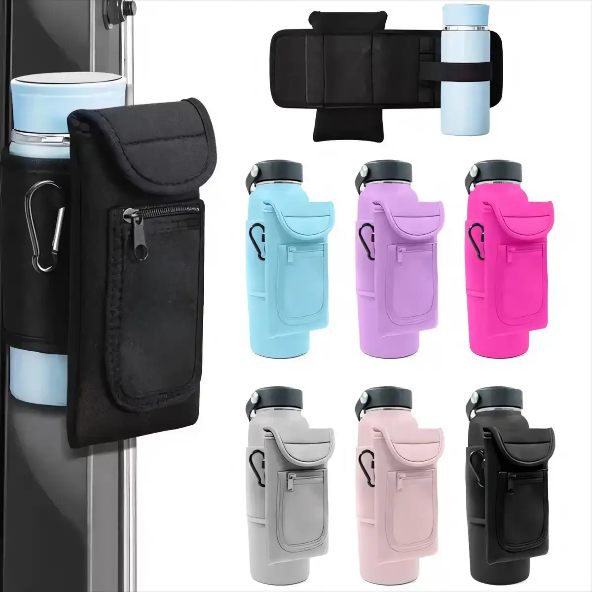 Magnetic Hydration Pouch with Phone Pocket