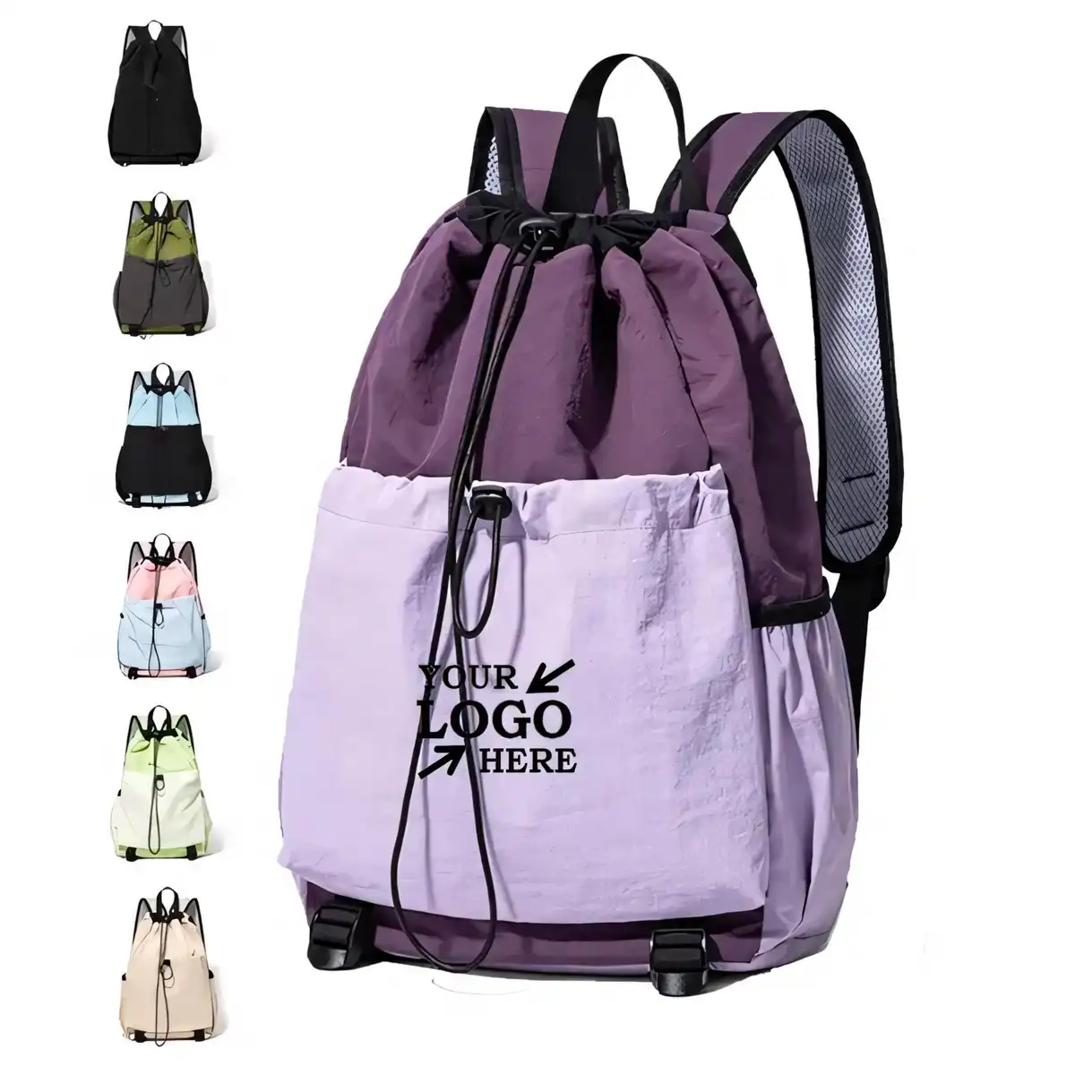 Waterproof Nylon Drawstring Daypack