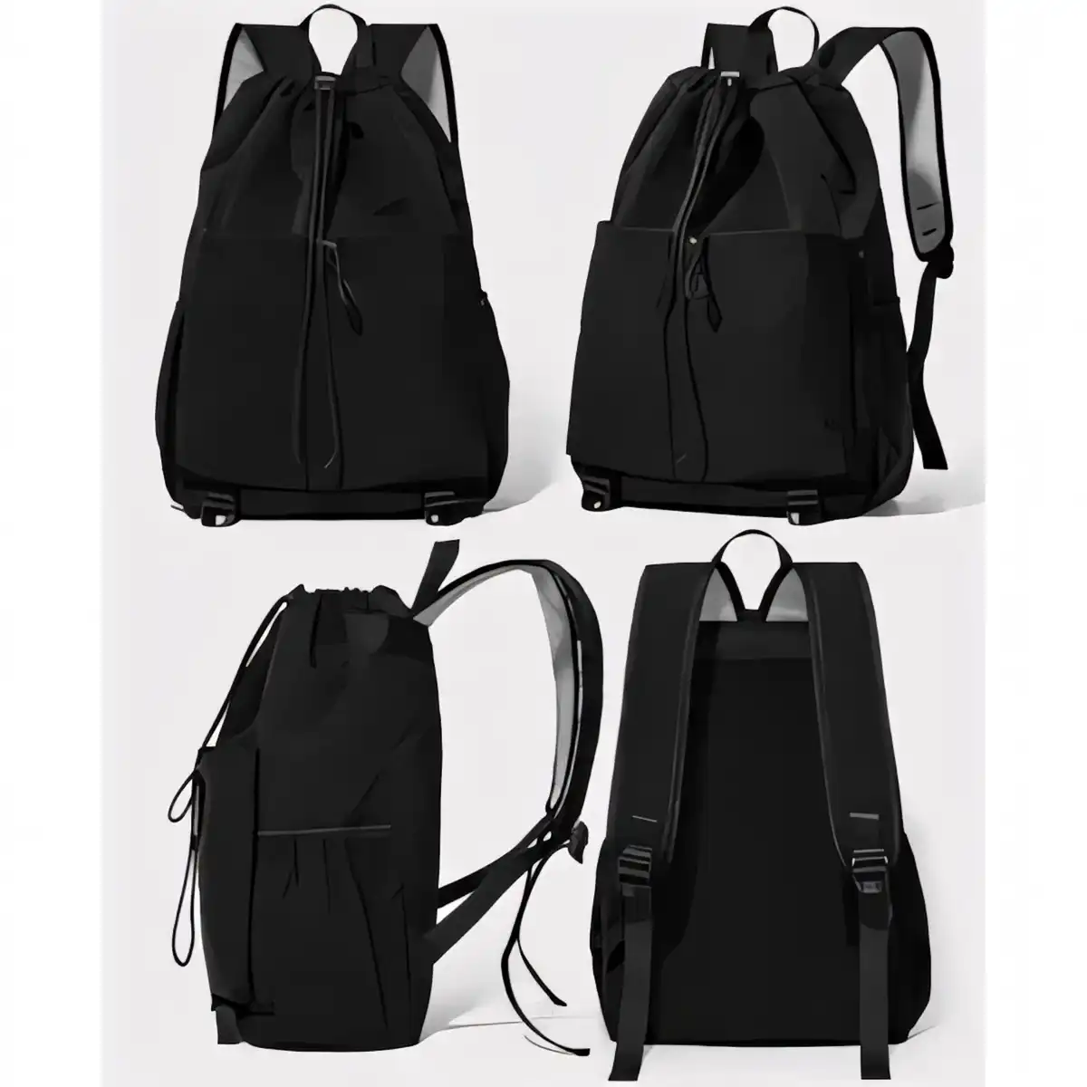 Waterproof Nylon Drawstring Daypack product detail view