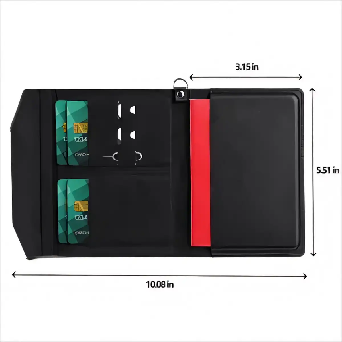 RFID Blocking Passport Holder Travel Wallet alternate product angle