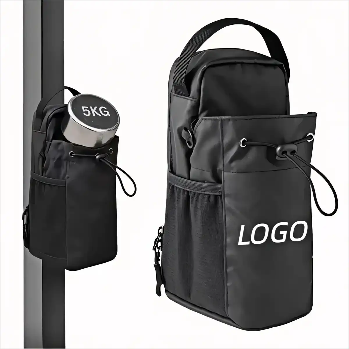 Magnetic Gym Bottle Carrier Pouch