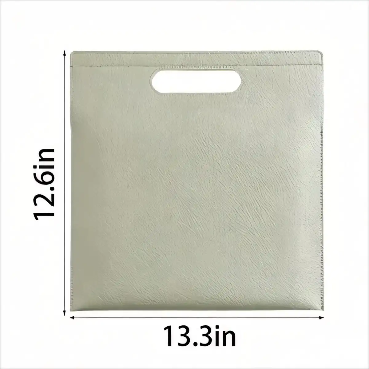 Magnetic File Organizer PU Leather Tote product detail view