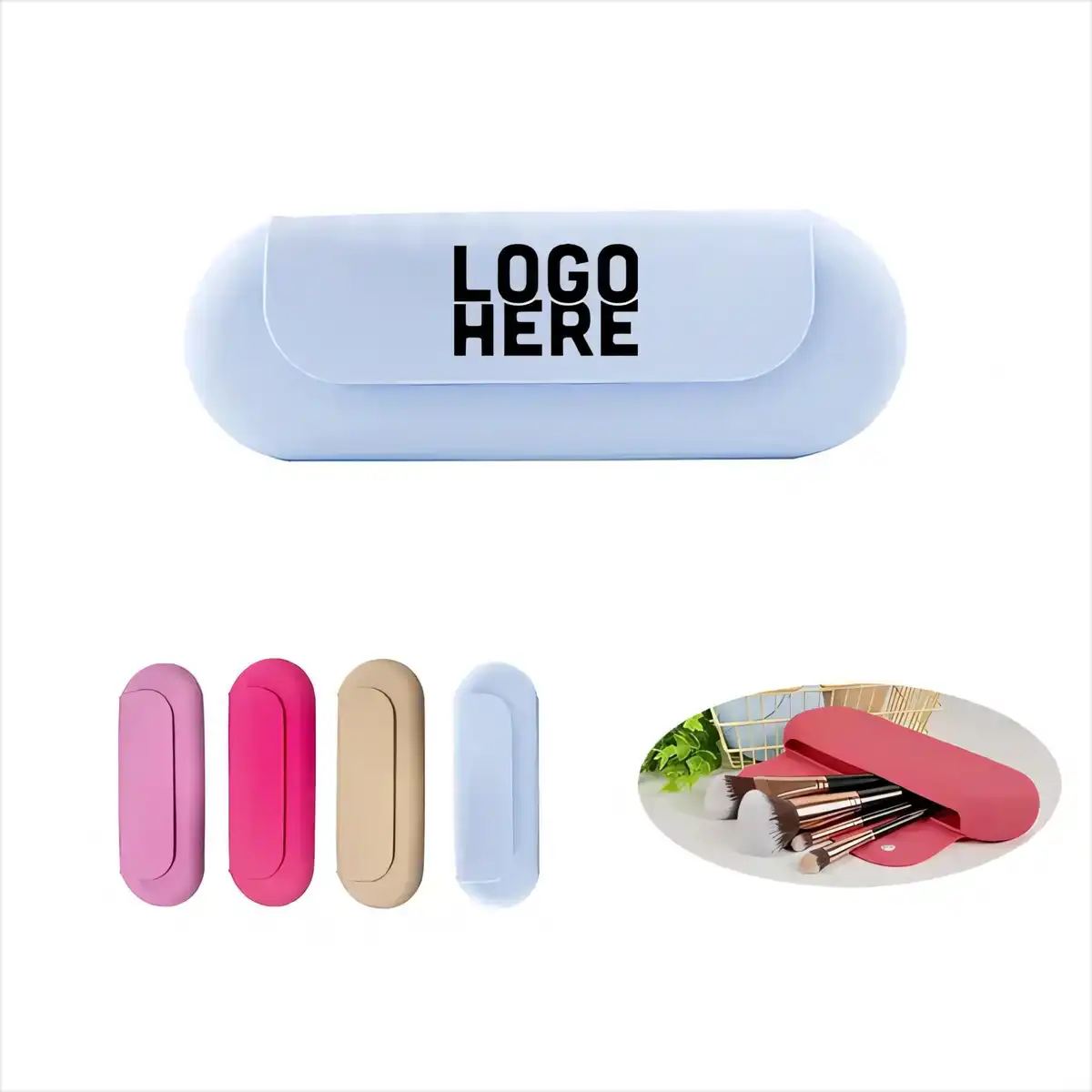 Travel Makeup Brush Silicone Case