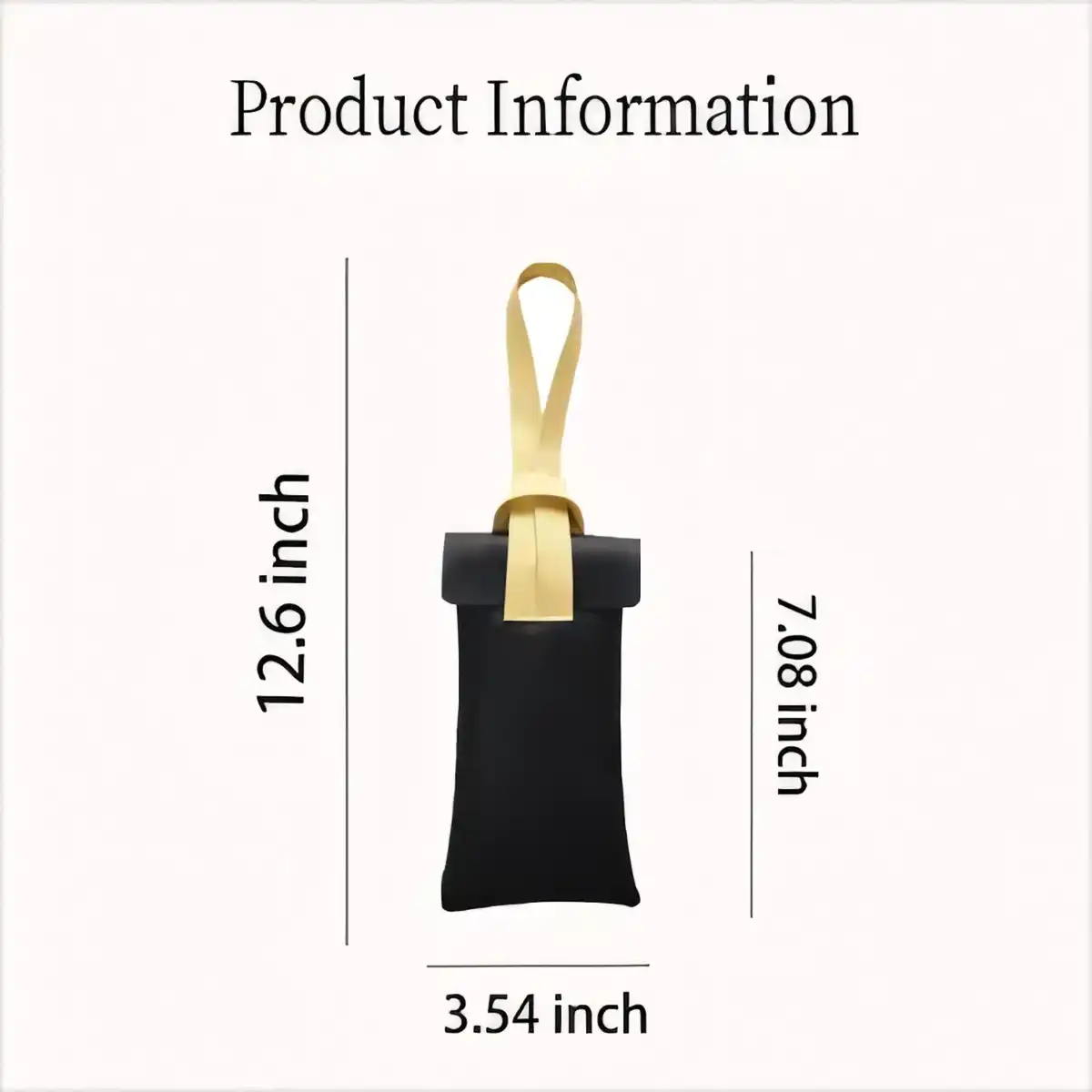 Leather Eyeglass Case Pouch alternate product angle