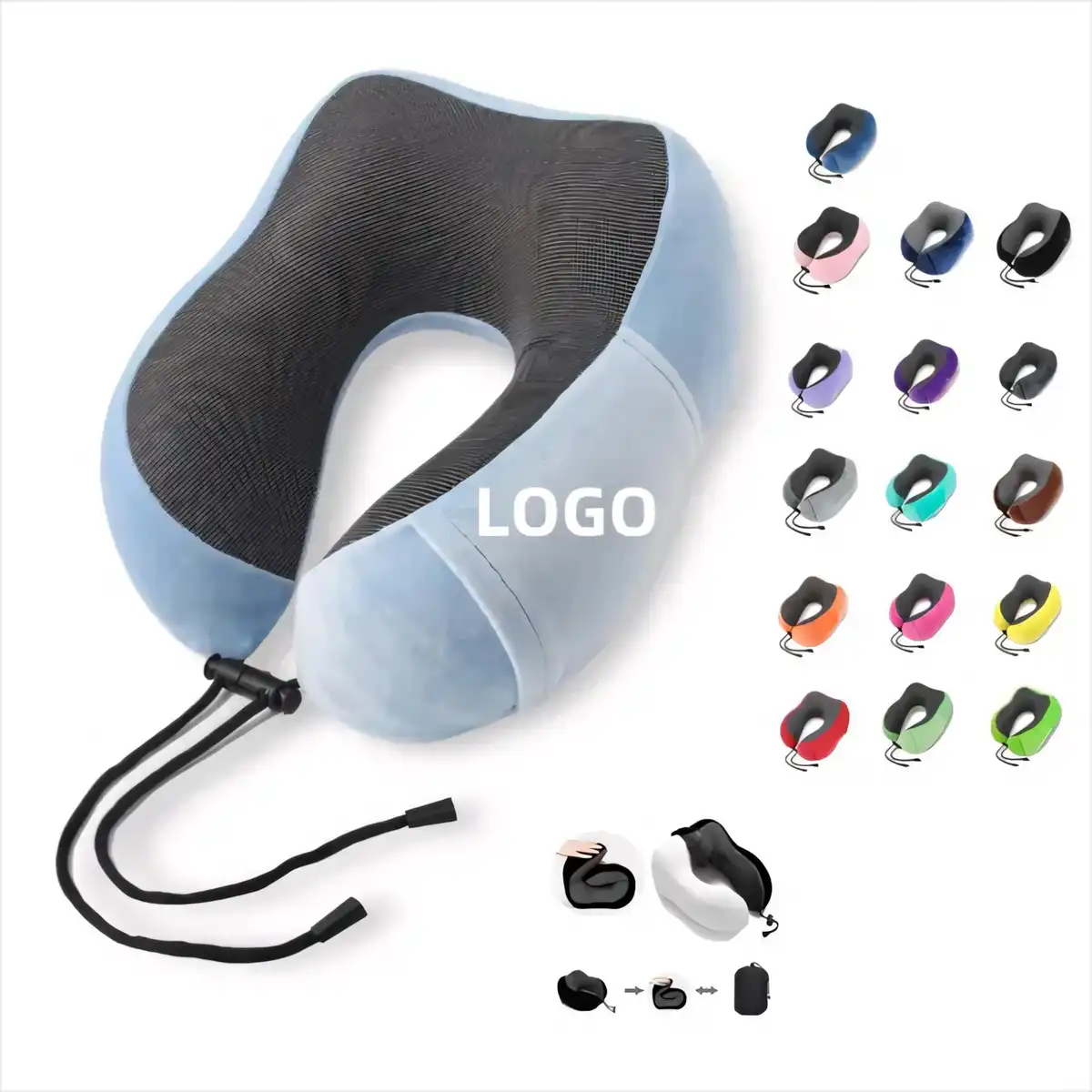 Memory Foam Travel Pillow