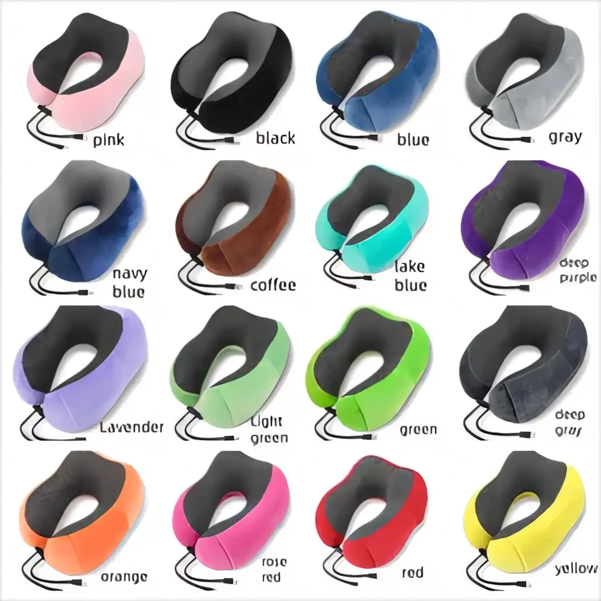 Memory Foam Travel Pillow product detail view